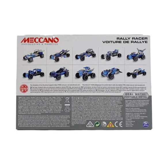 Meccano 10-in-1 Rally Racer Bilding Set | Level 2 | S.T.E.M. Toy **NEW - Picture 2 of 3